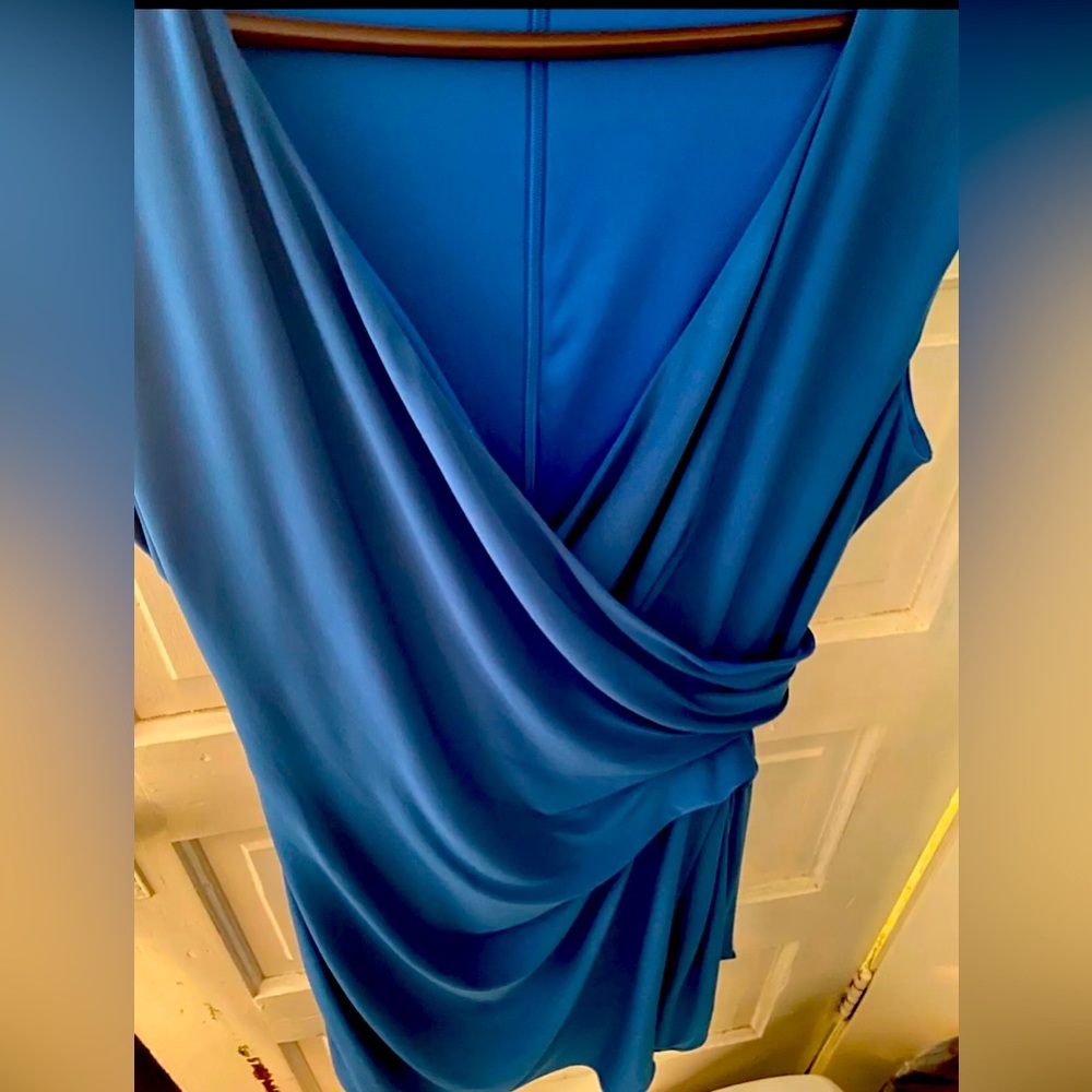 Ralph Lauren Blue Wrap dress -Size 16